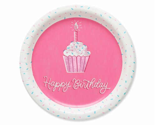 American Greetings Unicorn Paper Dessert Plates Perspective: front