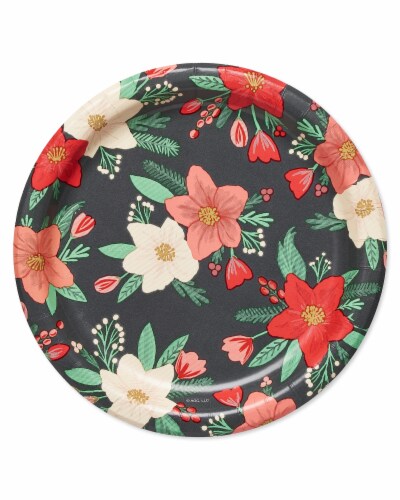 Floral dessert plates cheap