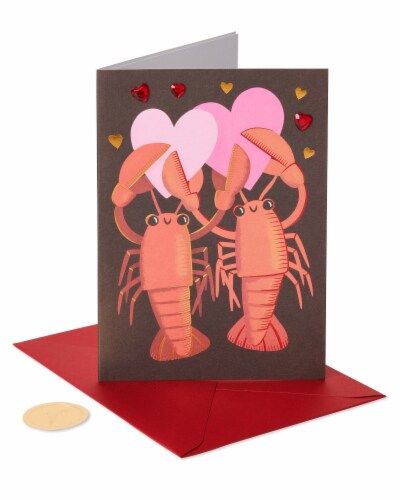 Papyrus Valentine’s Day Card (You Are My Lobster) Perspective: front
