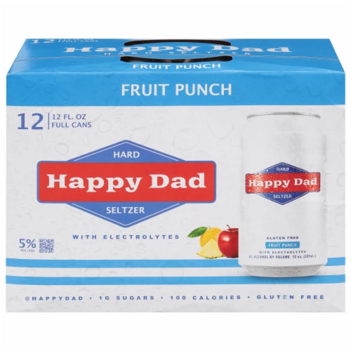 Happy Dad Punch Hard Seltzer Perspective: front