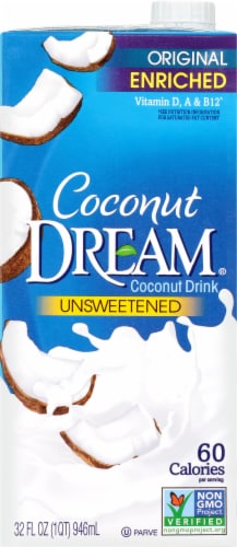 Coconut Dream Original Unsweetened Coconut Drink Perspective: front