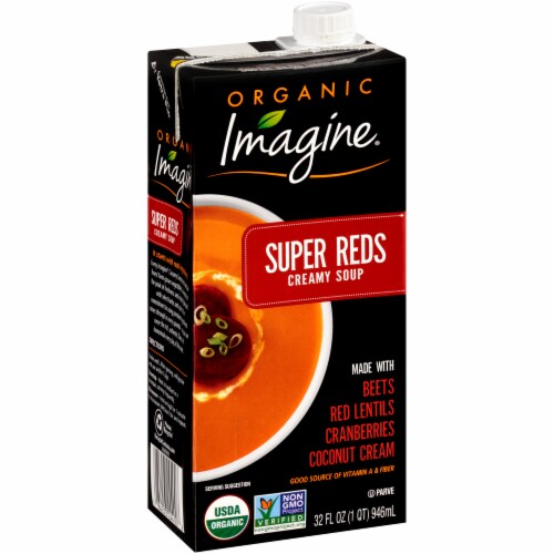Imagine® Organic Super Reds Creamy Soup Perspective: front