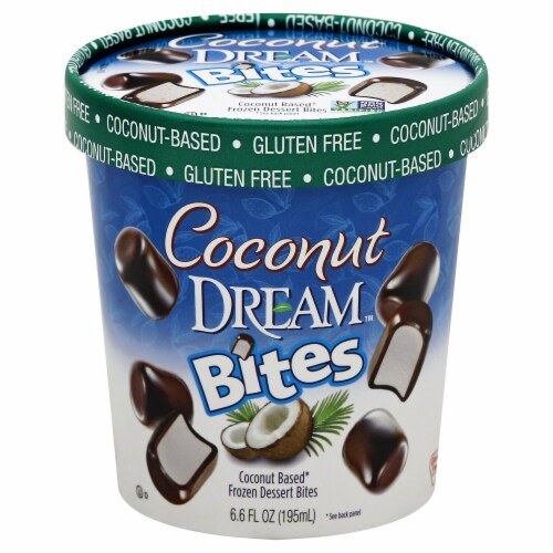 Coconut Dream Bites Frozen Dessert Perspective: front
