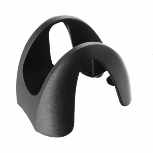 Vacu Vin 68544606 Foil Cutter Quarter Turn with Cork Holder, Black - J Hook Perspective: front
