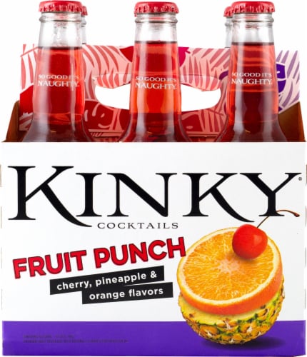 Kinky Fruit Punch Vodka Ready to Drink Cocktail Perspective: front