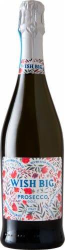 Prestige Wish Big Prosecco Wine Perspective: front