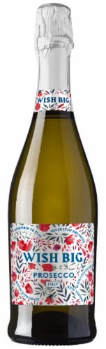 Prestige Wish Big Prosecco Wine Perspective: front