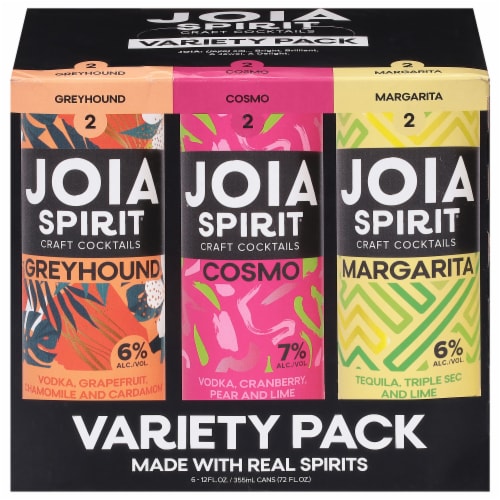 Joia Spirit® Craft Cocktails Variety Pack Perspective: front