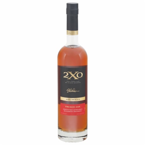 2XO Oak Series French Oak Kentucky Straight Bourbon Whiskey Perspective: front
