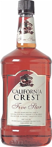 California Crest Five Star Brandy Perspective: front