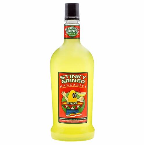 Stinky Gringo Margarita Ready to Drink Cocktail Single Bottle Perspective: front