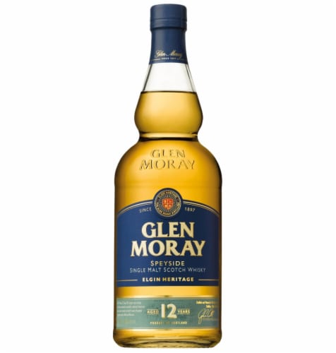 Glen Moray Speyside Single Malt Scotch Whisky Perspective: front