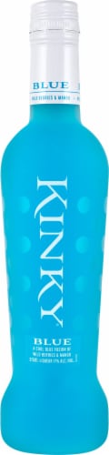 Kinky Liqueur Blue Liqueur Perspective: front