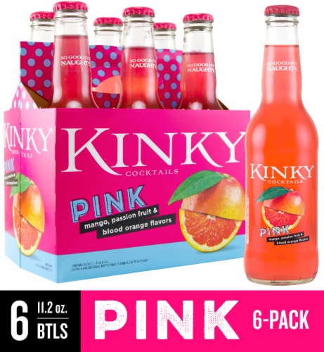 Kinky Liqueur Pink Cocktails Perspective: front