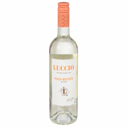 Luccio® Peach Moscato Sparkling Wine Perspective: front