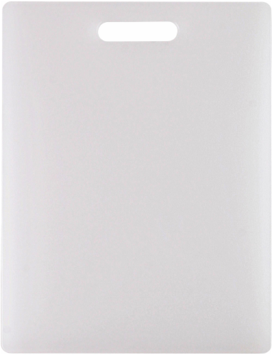 Dexas PolySafe Cutting Board - White Perspective: front