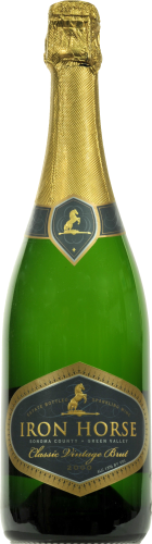 Iron Horse Vineyard Brut Sparkling Wine Perspective: front