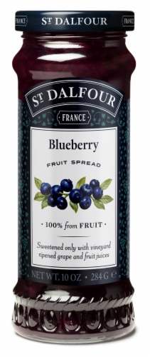 St. Dalfour Wild Blueberry Fruit Spread Perspective: front