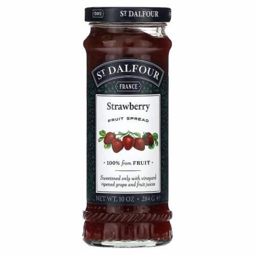 St. Dalfour Strawberry Fruit Spread Perspective: front