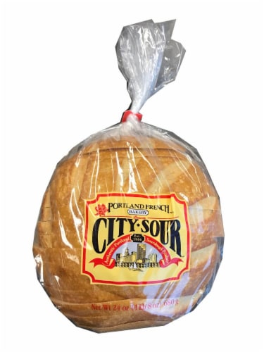 Portland French Bakery City Sour Large Cannonball Bread Perspective: front