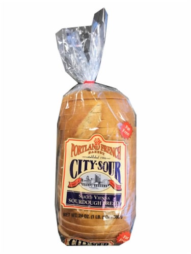 Portland French Bakery City Sour Sliced Vienna Sourdough Bread Perspective: front