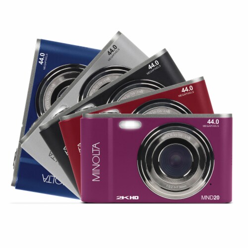 MND20 16x Digital Zoom 44 MP 2.7K Quad HD Digital Camera Red 1 City Market