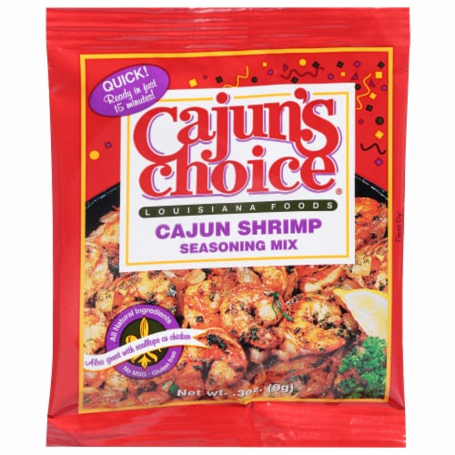 Cajun's Choice® Cajun Shrimp Seasoning Mix Perspective: front