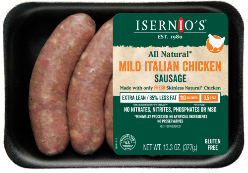 Isernio's® Italian Chicken Sausage Perspective: front