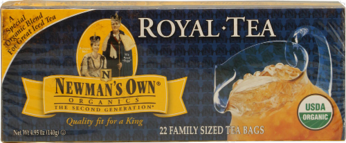 Newman's Own Organics Royal Tea Family Size - 22 Count Perspective: front