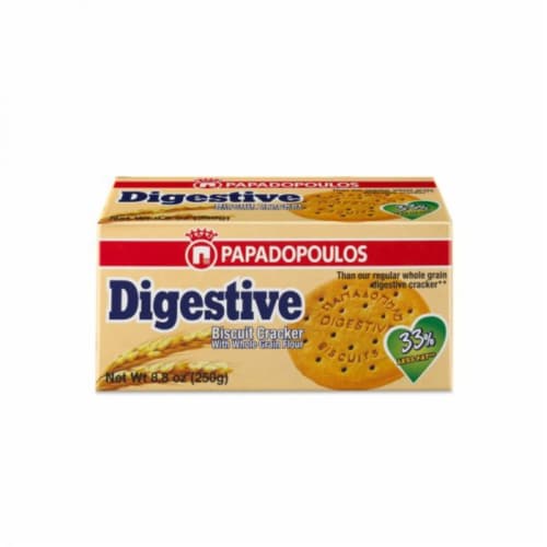 Papadopoulos Digestives 33% Less Fat 250gr. Perspective: front