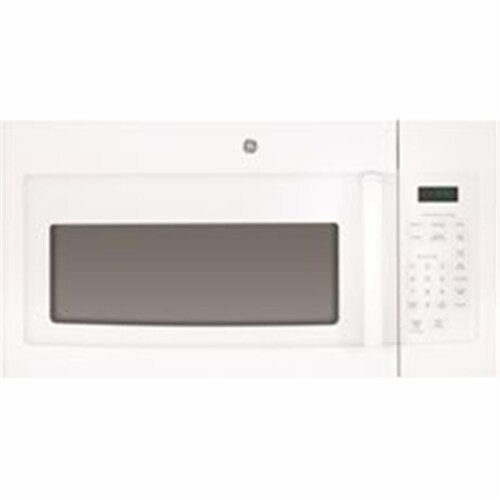 GE 1.6 Cu. ft. Over-The-Range Microwave Oven&#44; White - 1000 watts Perspective: front