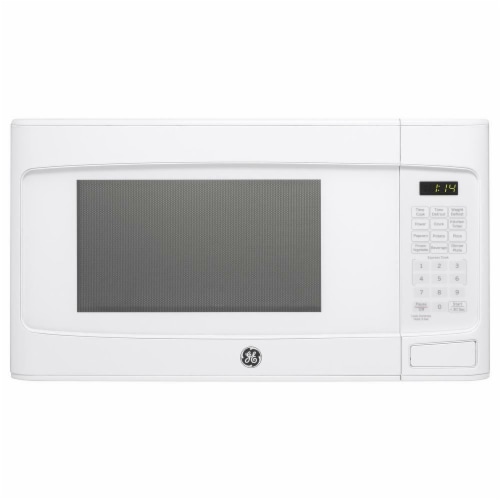 GE Appliances 250357 1.1 cu. ft. 950W Microwave, White Perspective: front