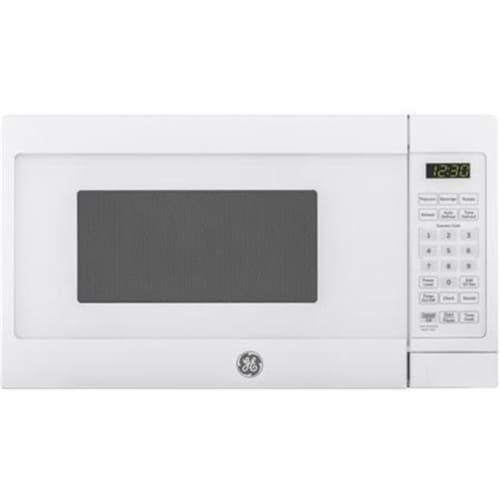 GE Appliances 250356 0.7 cu. ft. Capacity Countertop Microwave, White Perspective: front