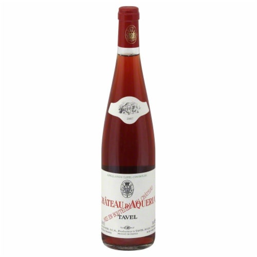 Chateau D'Aqueria Tavel Rose Perspective: front