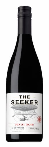 The Seeker Pinot Noir French Red Wine Perspective: front