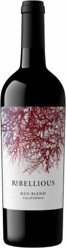 Rebellious California Red Blend Wine Perspective: front