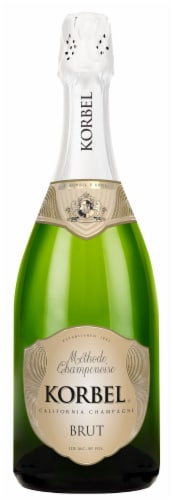 Korbel Brut California Champagne Perspective: front