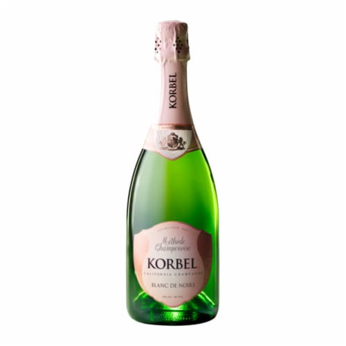 Korbel Blanc de Noirs California Champagne Perspective: front