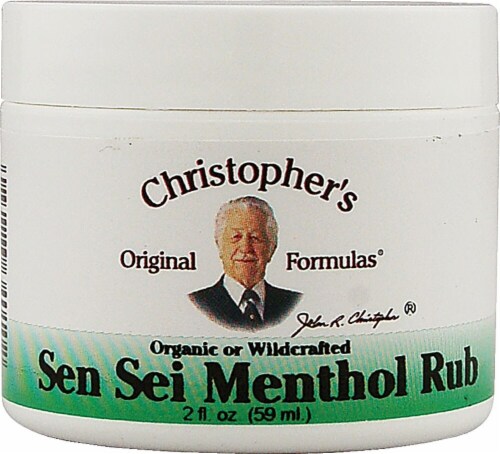 Christopher's Sen Sei Menthol Rub Perspective: front