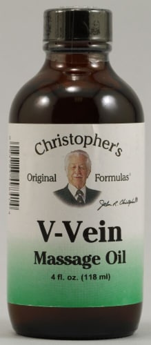Christopher's V-Vein Massage Oil Perspective: front