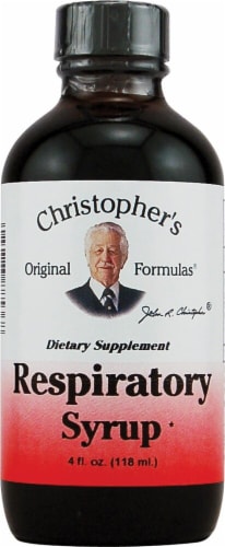 Christopher's  Respiratory Syrup Perspective: front