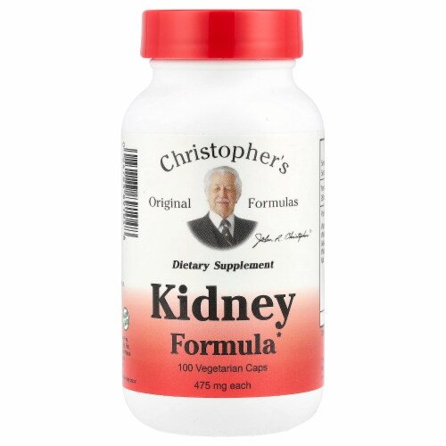 Christopher's Original Formulas Kidney Formula 475 mg - 100 Vegetarian Caps Perspective: front