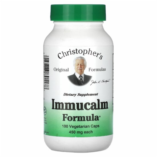 Christopher's Original Formulas Immucalm Formula 450 mg - 100 Vegetarian Caps Perspective: front