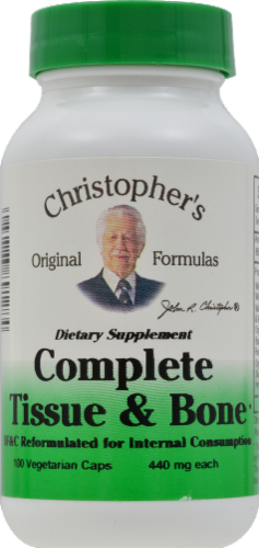 Christopher's Complete Tissue & Bone Vegetarian Caps Perspective: front