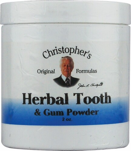 Christopher's Herbal Tooth and Gum Powder Perspective: front