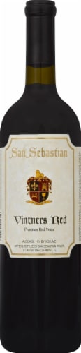 San Sebastian Vintners Red Blend Florida Wine Perspective: front