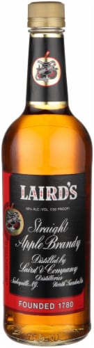 Laird's Straight Apple Brandy Perspective: front