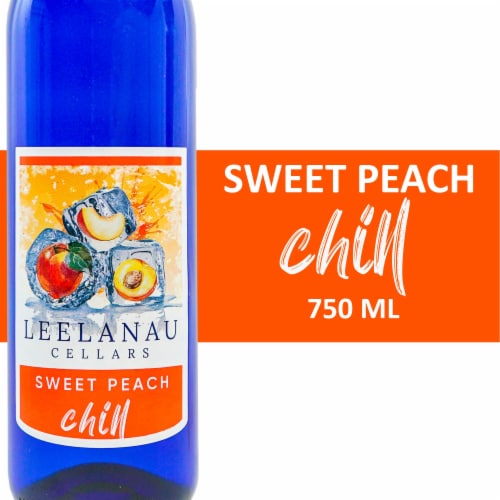 Leelanau Cellars Peach Chill Wine Perspective: front