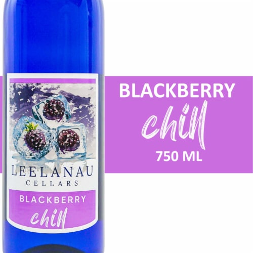 Leelanau Cellars Blackberry Chill Wine Perspective: front