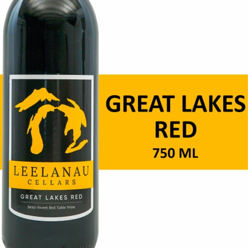 Leelanau Cellars Great Lakes Red Michigan Red Wine Perspective: front